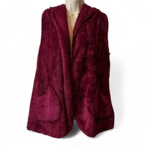 Faux‎ Fur Hooded Vest